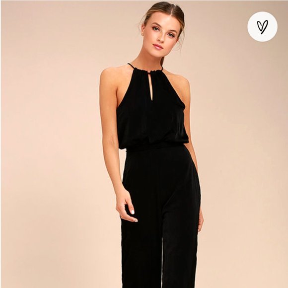 Lulus Chic Black Jumpsuit - Picture 1 of 2